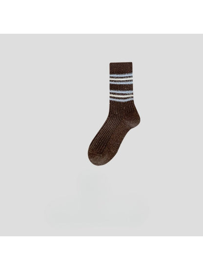 Rufia - Speckled Rib Crew Socks