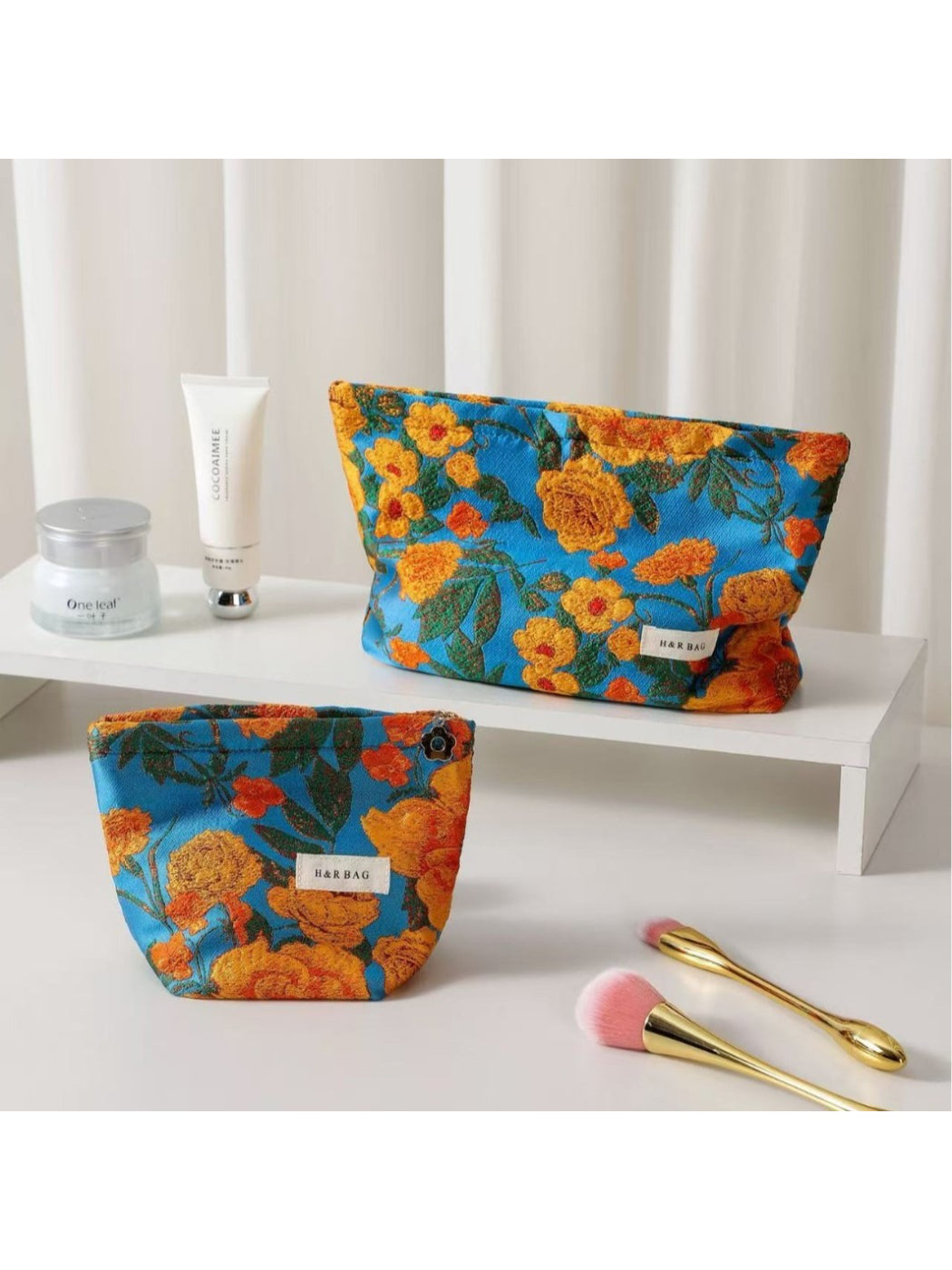 Cosbai - Garden Bloom Cosmetic Bag