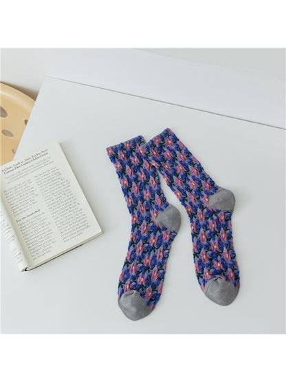 Rufia Bloom Texture Knit Crew Socks product image 7