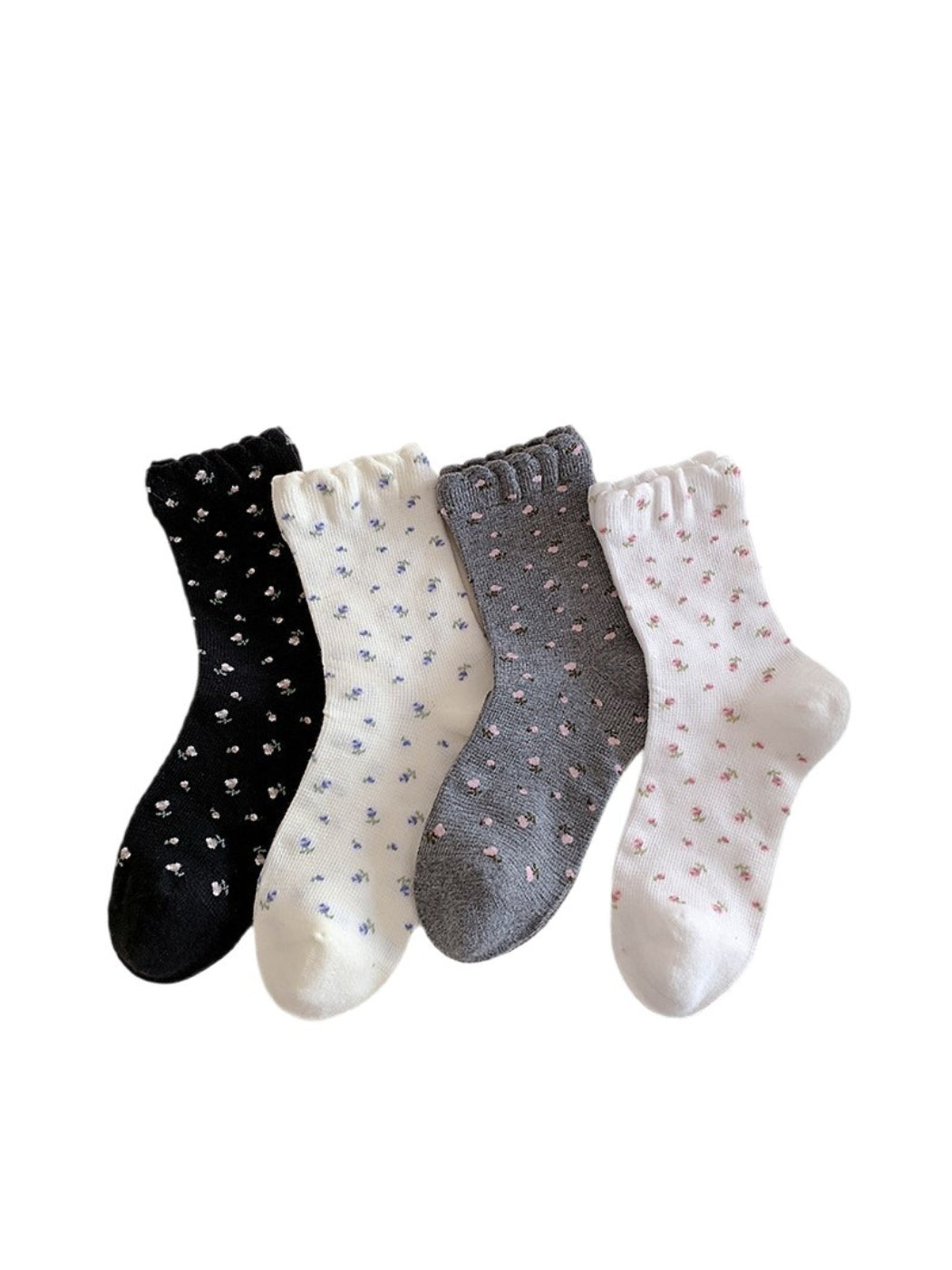 Rufia - Mini Floral Ruffle Crew Socks product image 4