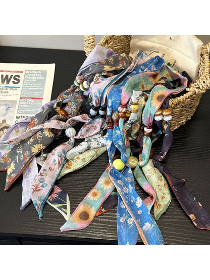 Scarvii - Boho Floral Decorative Print Scarf