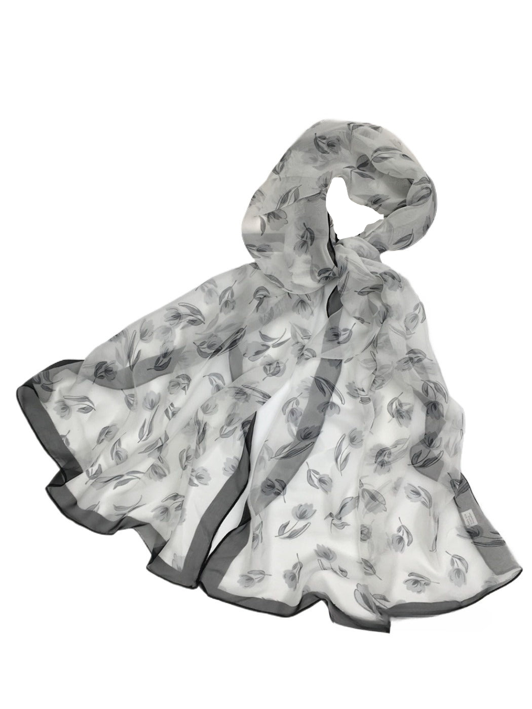Scarvii - Flower Print Scarf & Shawl