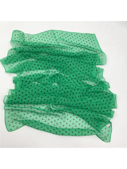 Scarvii - Vintage Polka Dot Lightweight Scarf - Fashion & Soft