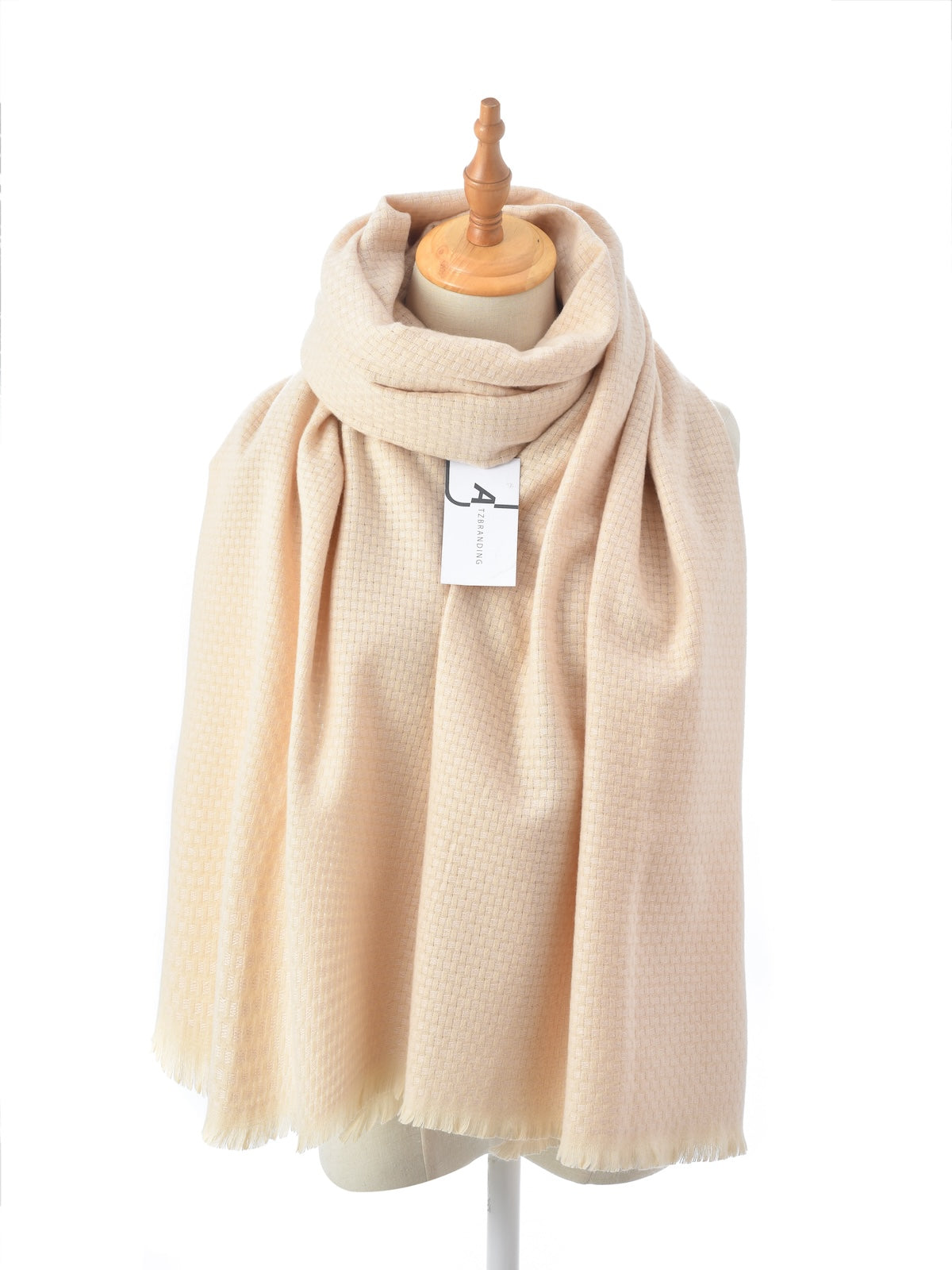 Scarvii – Woven Check Texture Scarf