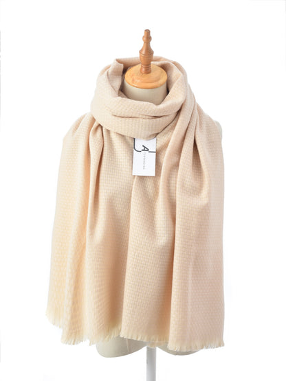 Scarvii – Woven Check Texture Scarf