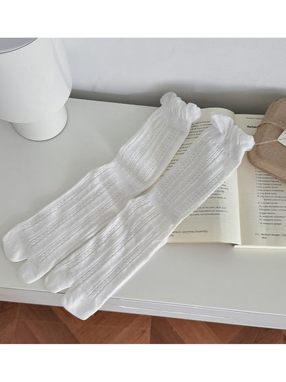 Rufia - Solid Color Split Toe Socks