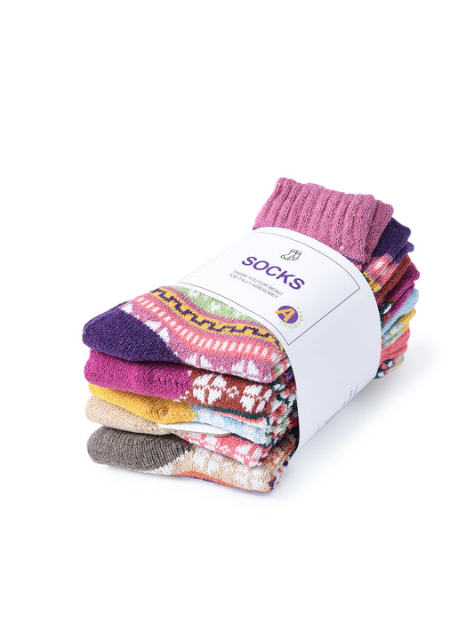 Rufia - 5 Pairs Bohemian Socks Set product image 1