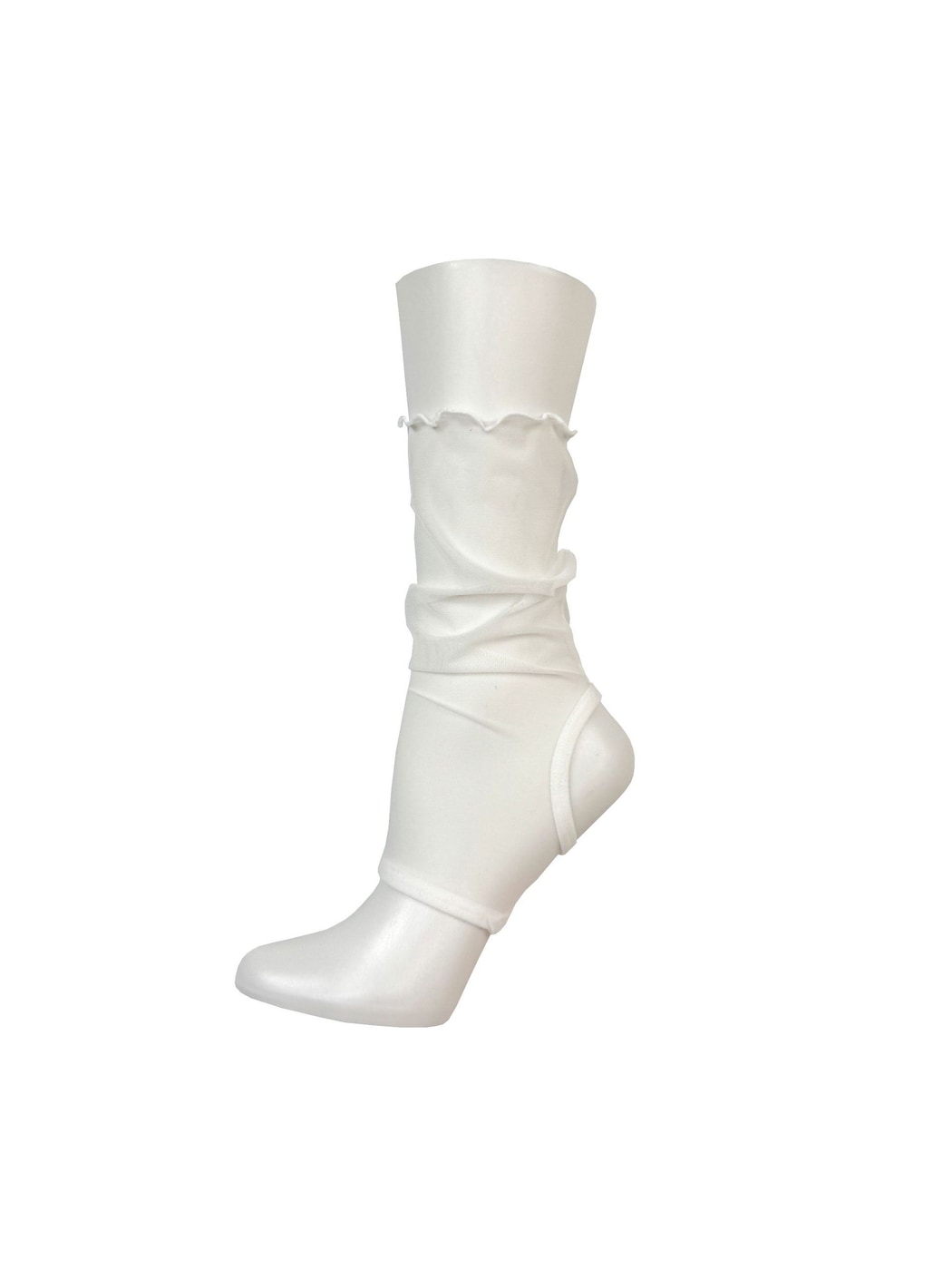 Rufia - Sheer Ruffle Edge Open Design Socks