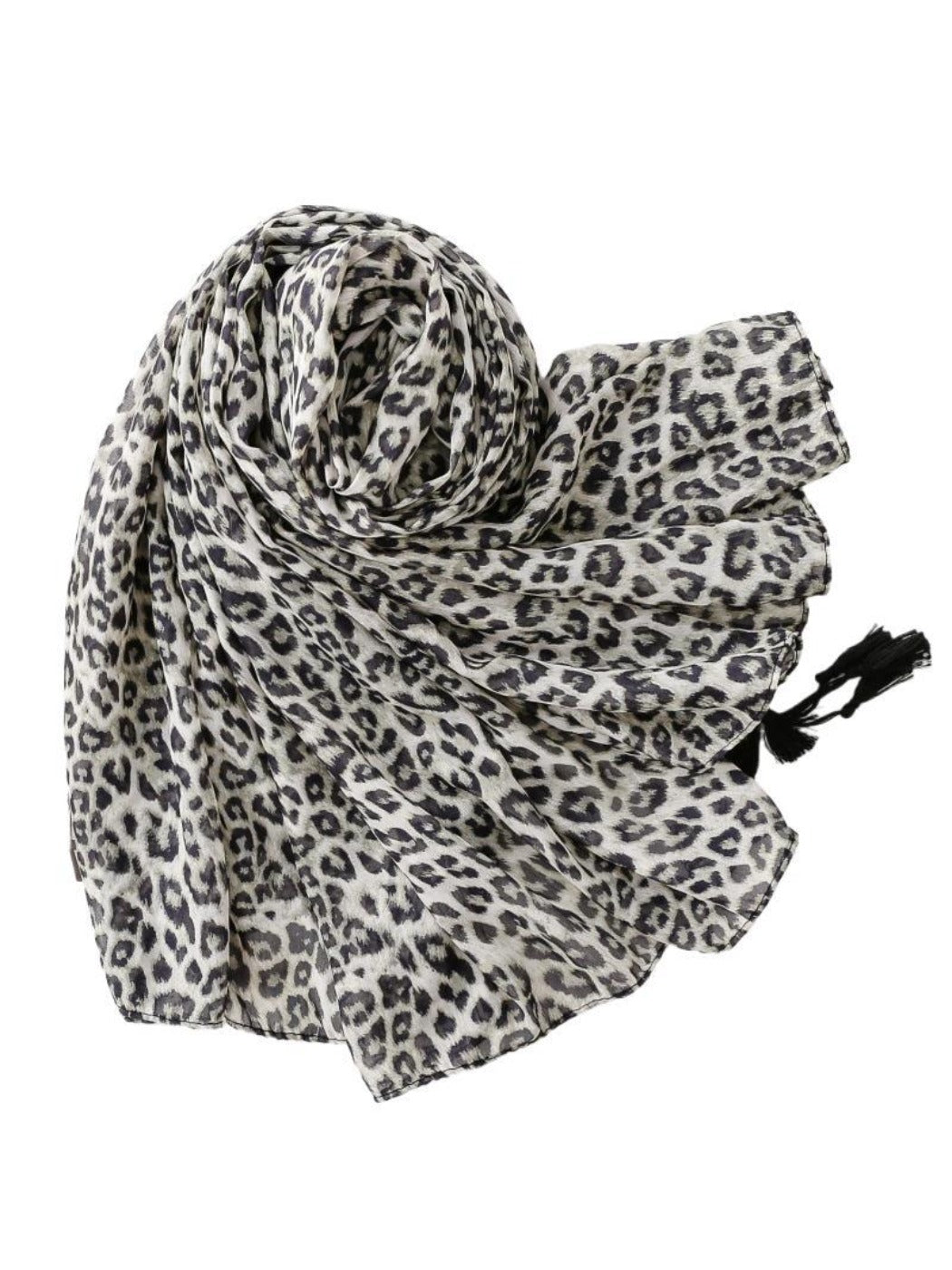 Scarvii - Autumn Leopard Print Travel Scarf for Women