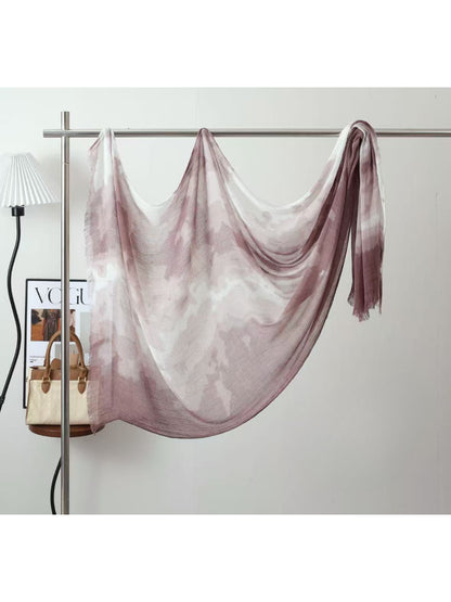 Scarvii - Abstract Tie-Dye Long Scarf