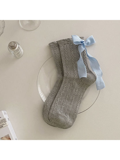 Rufia - Soft Cable Bow Crew Socks product image 7