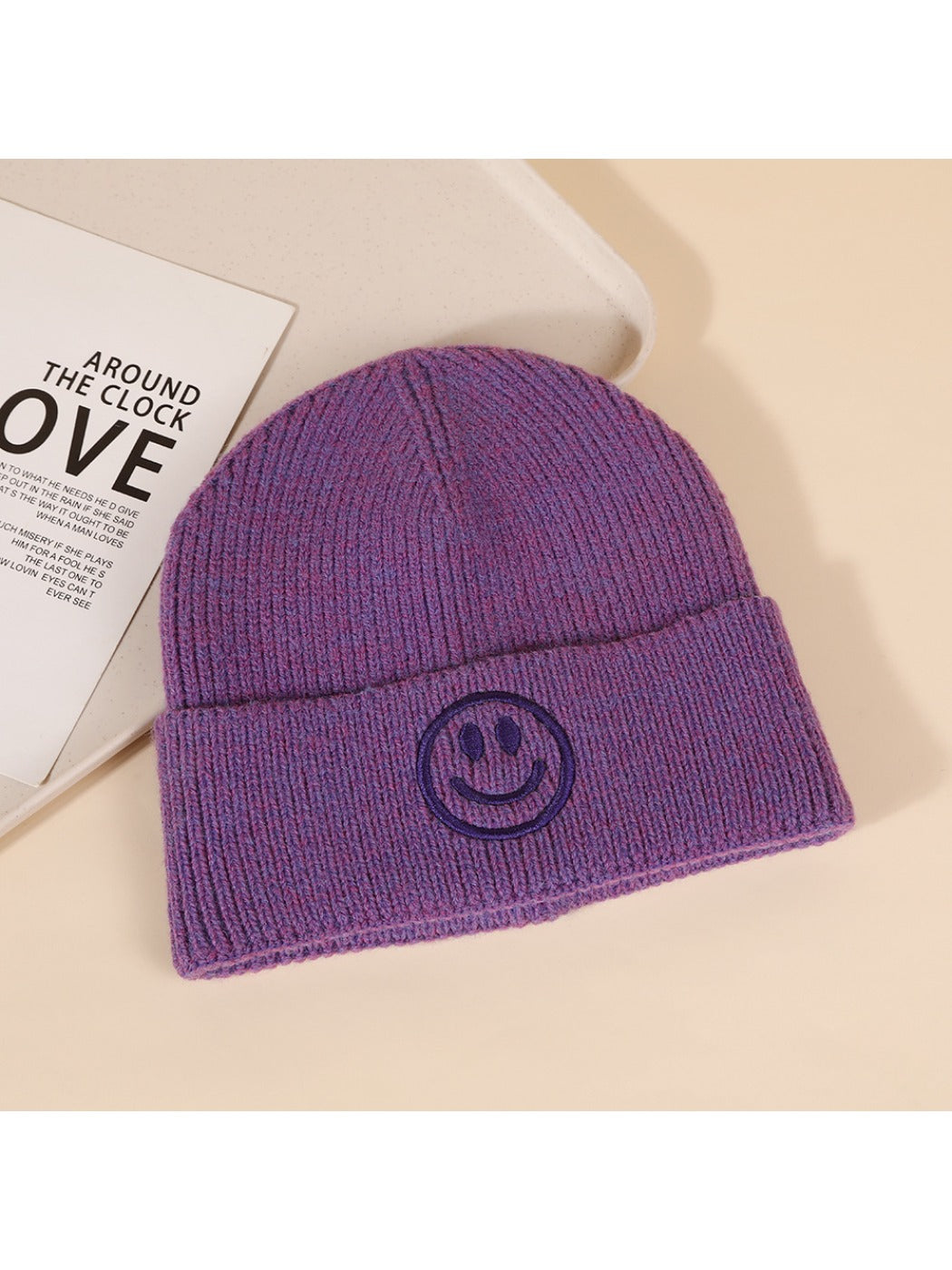 Haila - Winter Knitted Beanie with Smiling