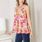 Troposa - Floral V-Neck Top - Plus Size Vacation