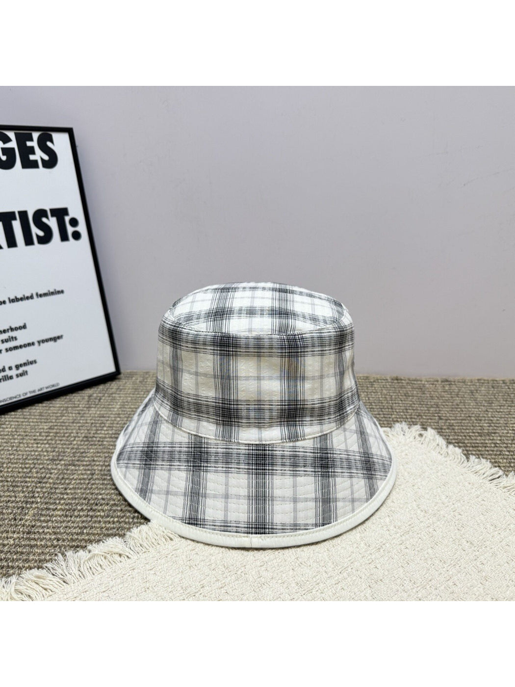 Haila - Plaid Reversible Bucket Hat