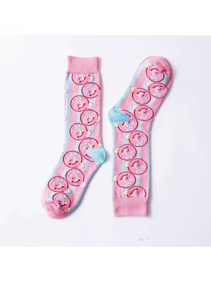 Rufia – Cartoon Retro Crew Socks
