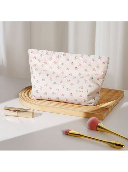 Cosbai - Sweet Floral Cosmetic Pouch Organizer Bag