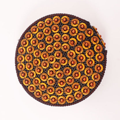 Cosbai - Boho Round Woven Crossbody Bag - Unique & Artistic