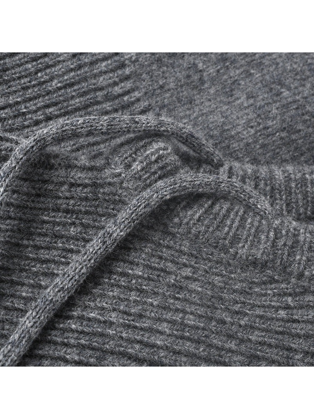 Haila - Drawstring Balaclava Hood with Ribbed Neck