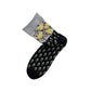 Rufia - Boho Diamond Pattern Mid-Crew Socks