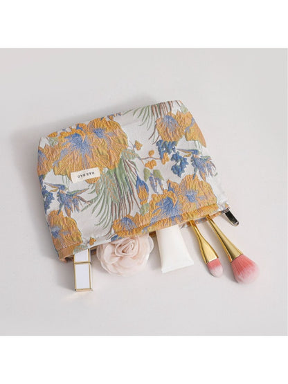 Cosbai - Retro Floral Everyday Handheld Clutch Bag