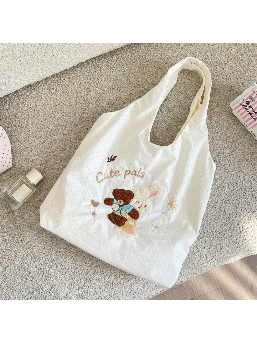 Cosbai - Sleepy Bear Shoulder Tote