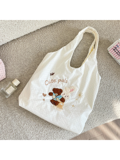 Cosbai - Sleepy Bear Shoulder Tote