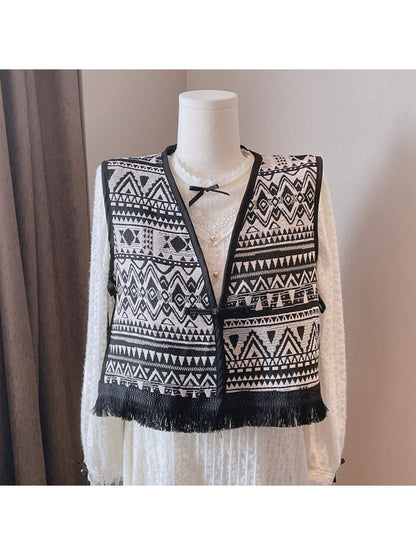 Crosa Bohemian Vest for Free-Spirited Style product shape