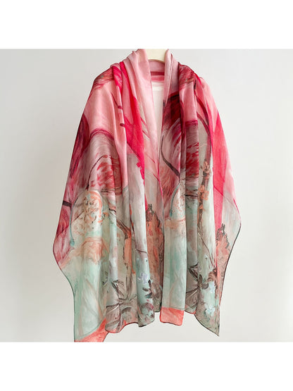 Scarvii - Flowing Art Print Summer Wrap Scarf