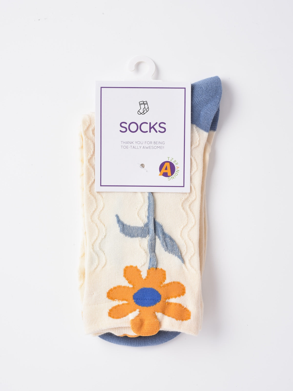 Rufia - Blossom Beauty 3D Floral Embellished Socks