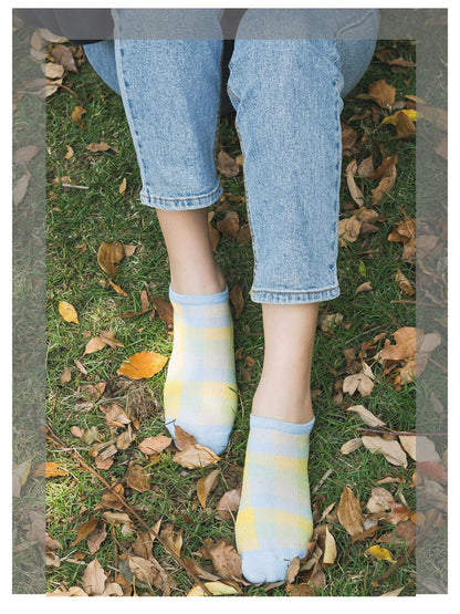 Rufia - Summer Plaid Ankle Socks