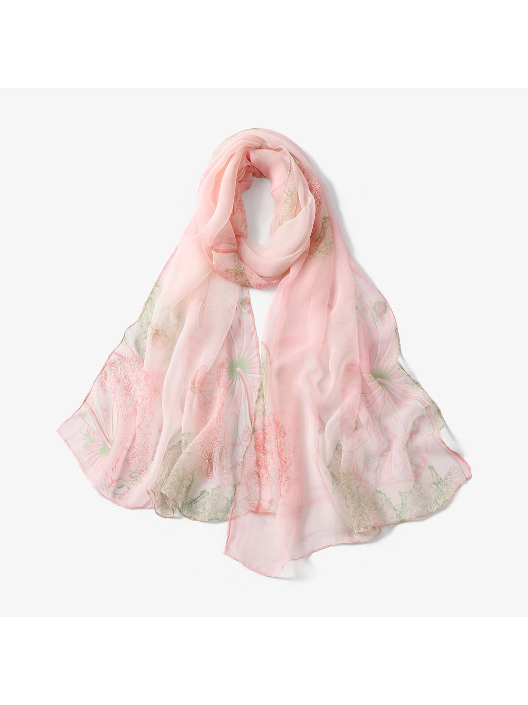 Scarvii - Spring Summer Pastel Floral Scarf