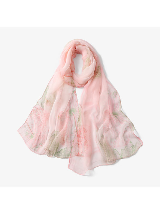 Scarvii - Spring Summer Pastel Floral Scarf