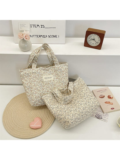 Cosbai - Vintage Floral Everyday Tote