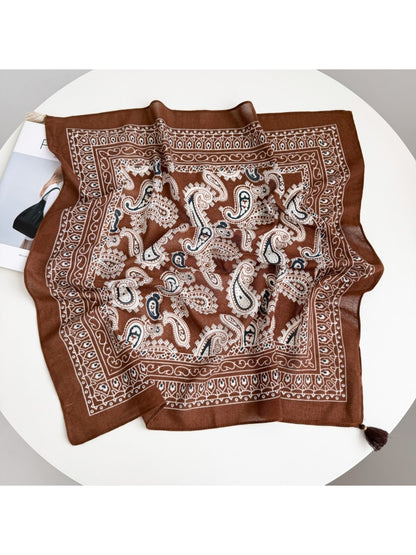 Scarvii - Paisley Border Square Scarf
