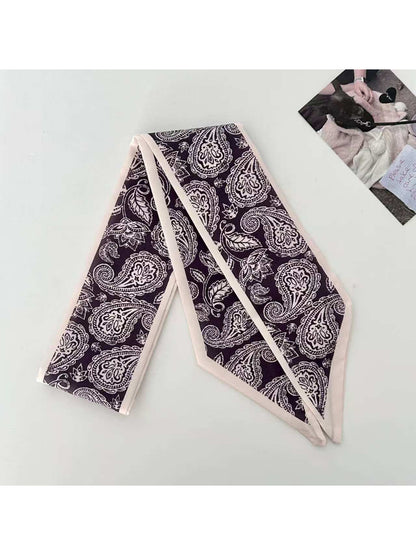 Scarvii Modern Paisley Skinny Scarf