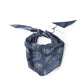 Scarvii - Paisley Print Triangle Scarf with Lace Edge