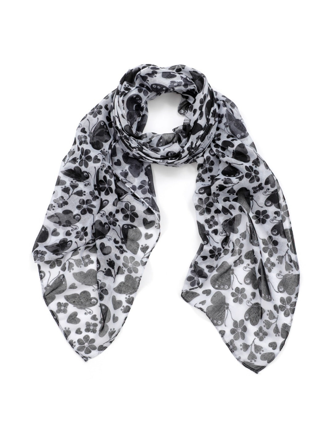 Scarvii - Butterfly Print Soft Christmas Gift Scarf