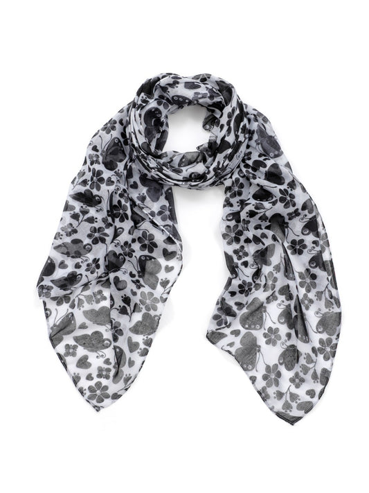 Scarvii - Butterfly Print Soft Christmas Gift Scarf