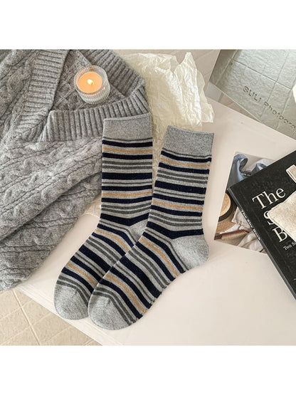 Rufia - Classic Multi-Stripe Crew Socks