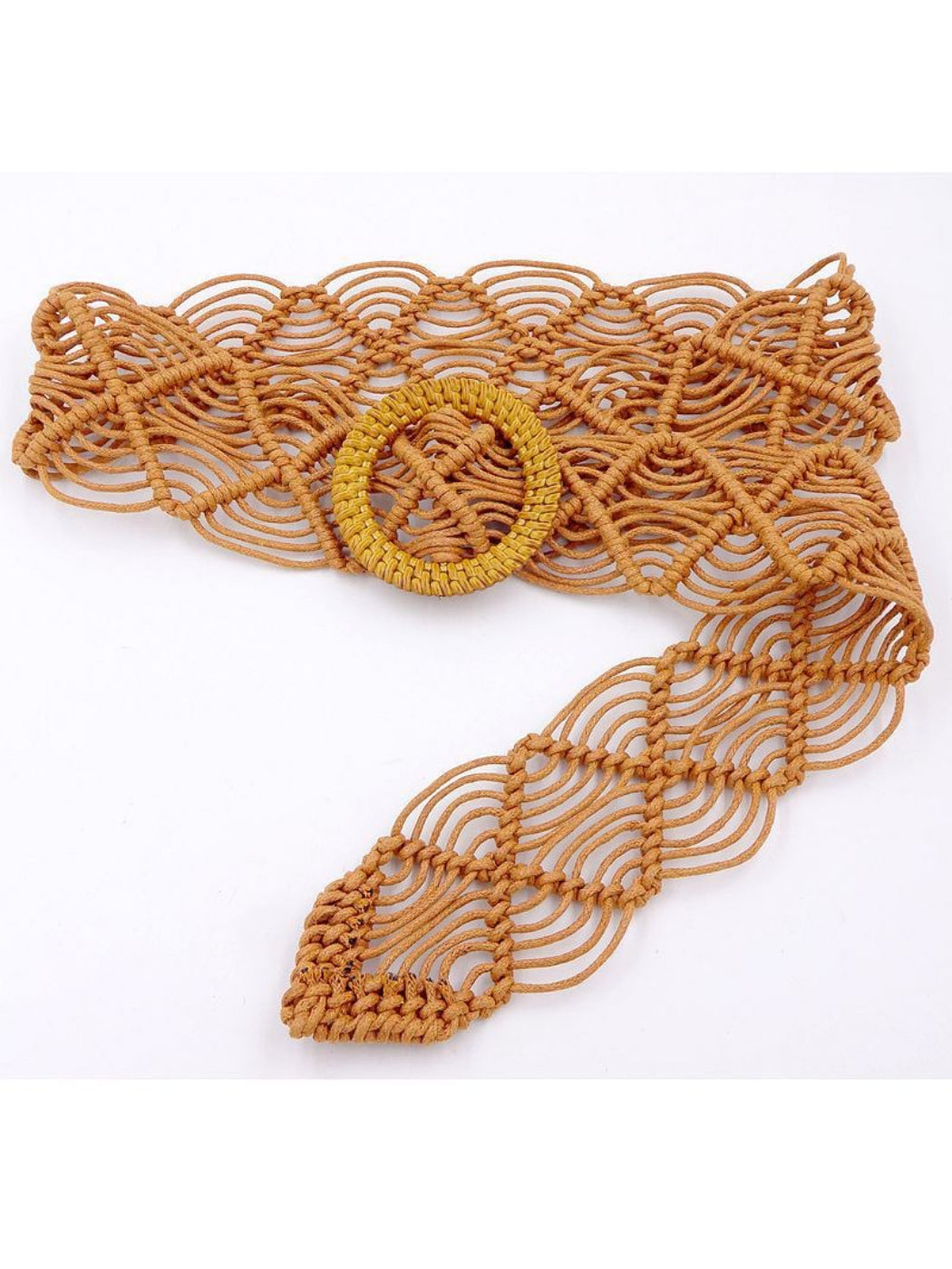 Beco Woven Waist Belt with woven texture