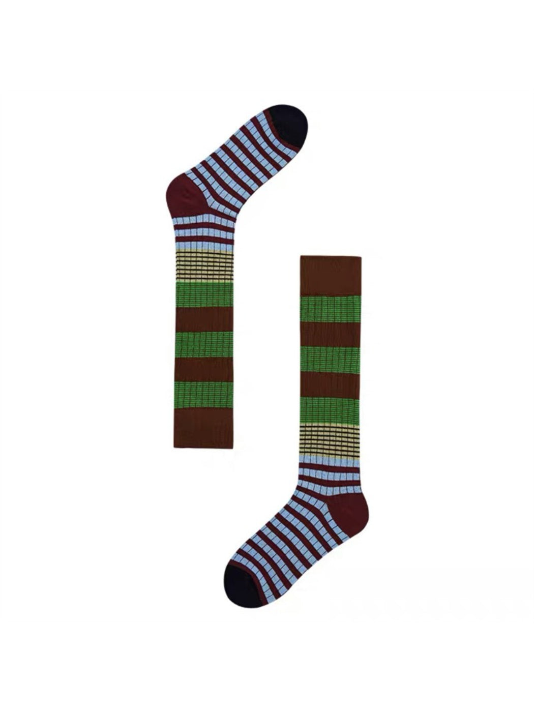 Rufia - Bold Colorblock Striped Mid-Calf Socks product image 6