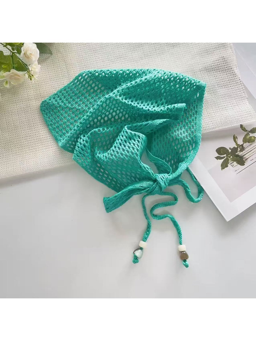 Scarvii - Hollow Out Mesh Triangle Headband