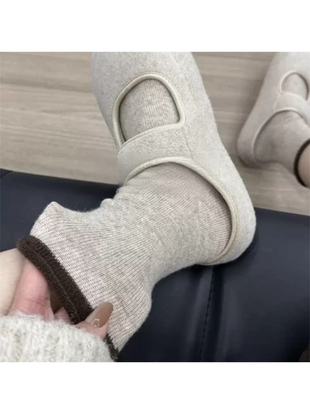 Rufia - Soft Roll-Edge Crew Socks