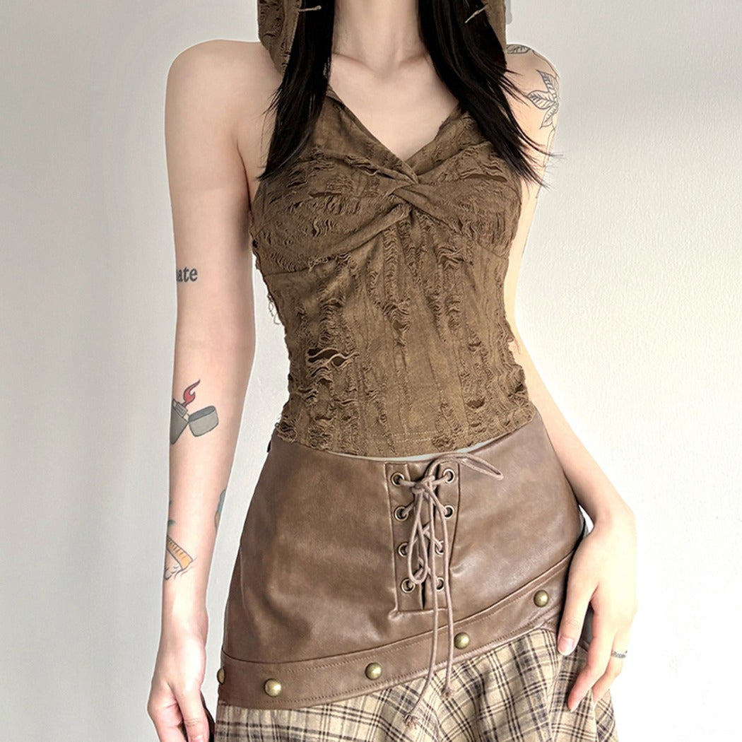 Vesty - Wasteland Hood Cami - Industrial Edge