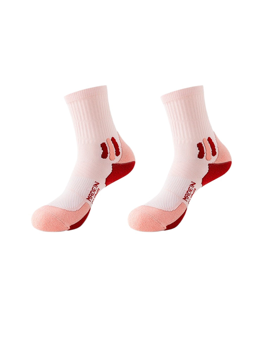 Rufia - Color Block Sport Cushion Crew Socks