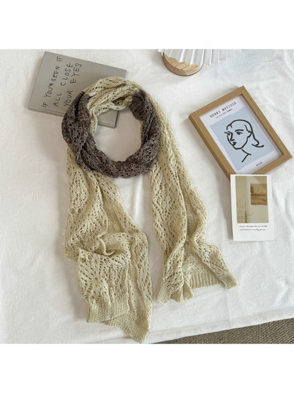 Scarvii - Simple Openwork Knit Scarf
