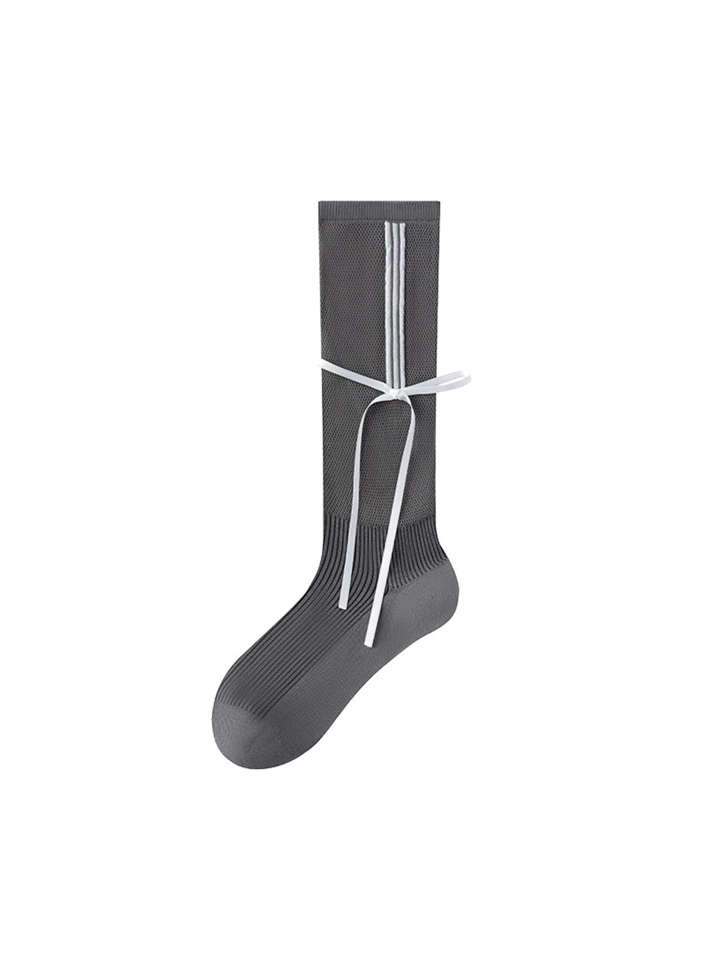 Rufia - Striped and Bow Patterns Crew Socks