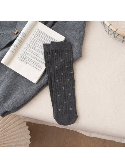 Rufia - Mini Flower Pattern Everyday Crew Socks product image 7