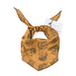 Scarvii - Paisley Print Triangle Scarf with Lace Edge