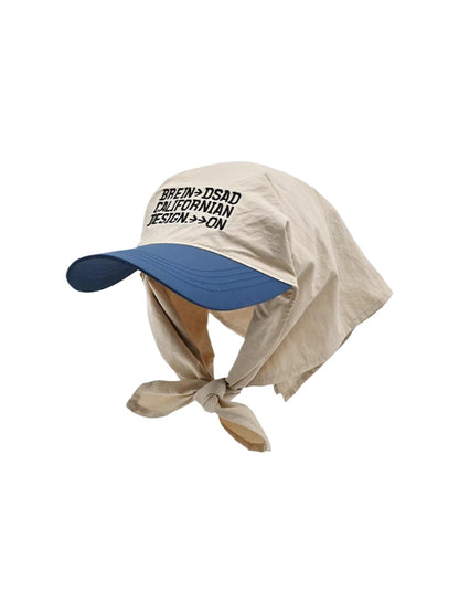 Haila - Contrast Brim Scarf Baseball Cap